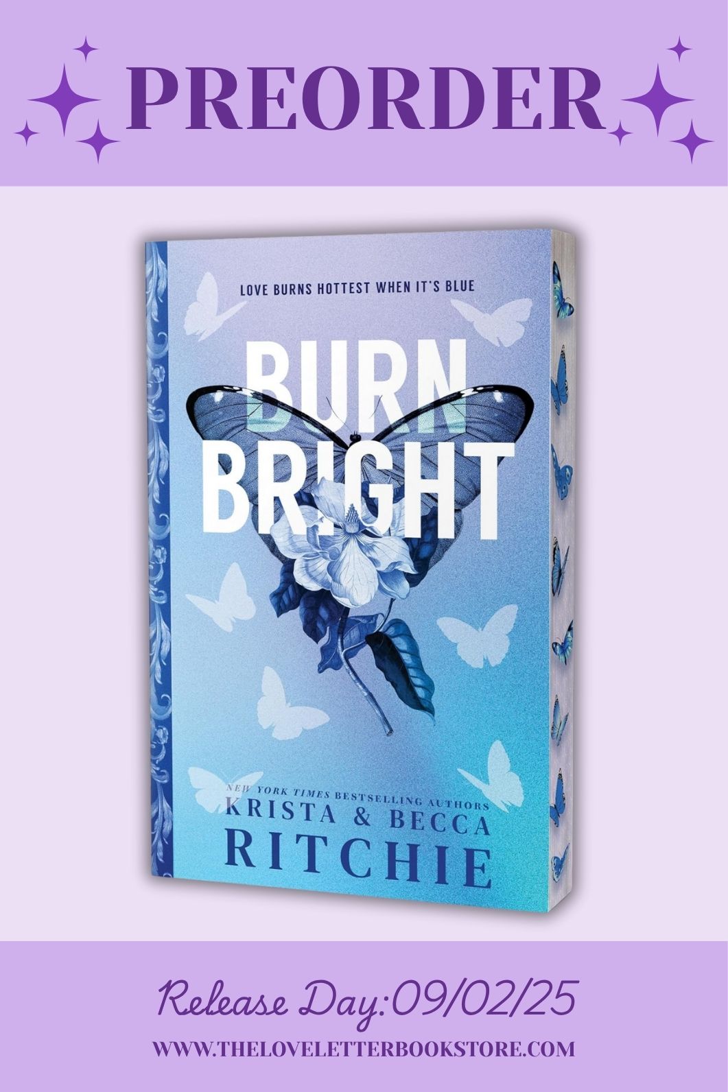 Burn Bright by Krista and Becca Ritchie (Cobalt Empire #1) (PREORDER)