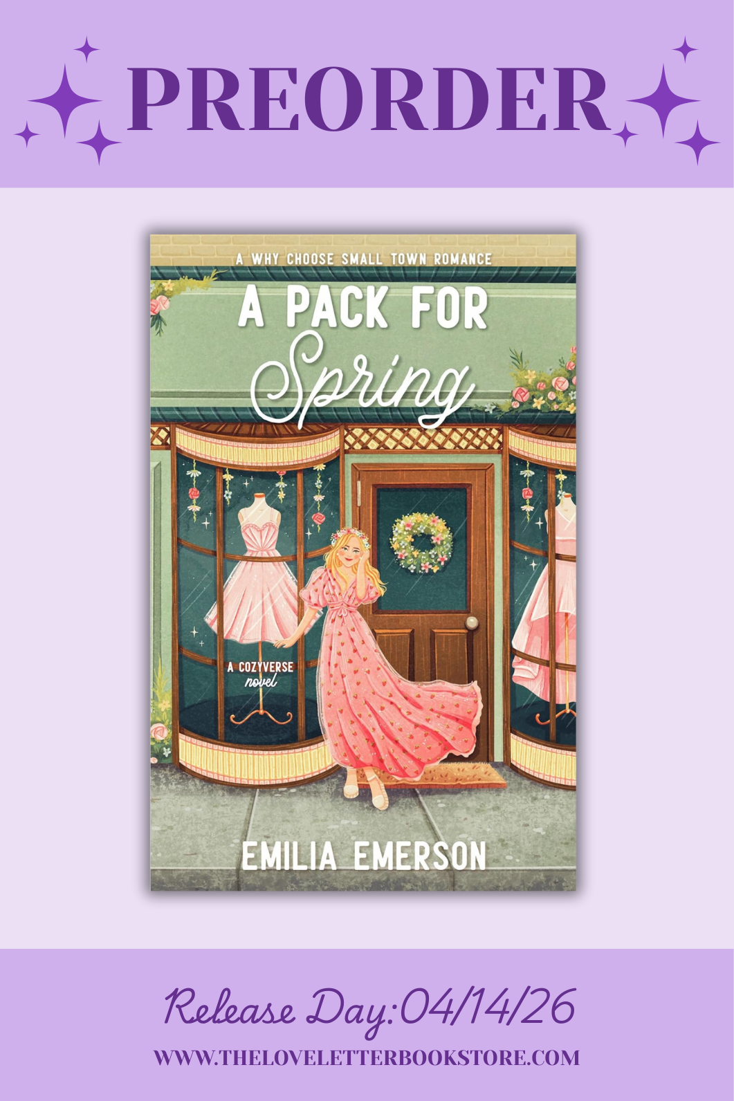 A Pack for Spring by Emilia Emerson (Cozyverse #3) (PREORDER)