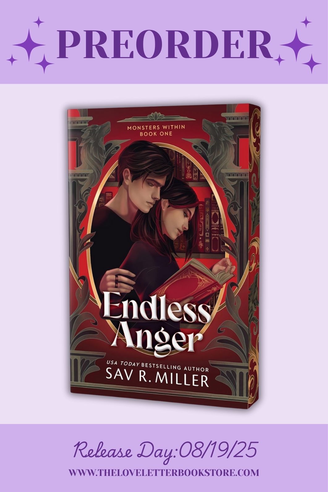 Endless Anger by Sav R. Miller(The Monsters Within #1) (PREORDER)