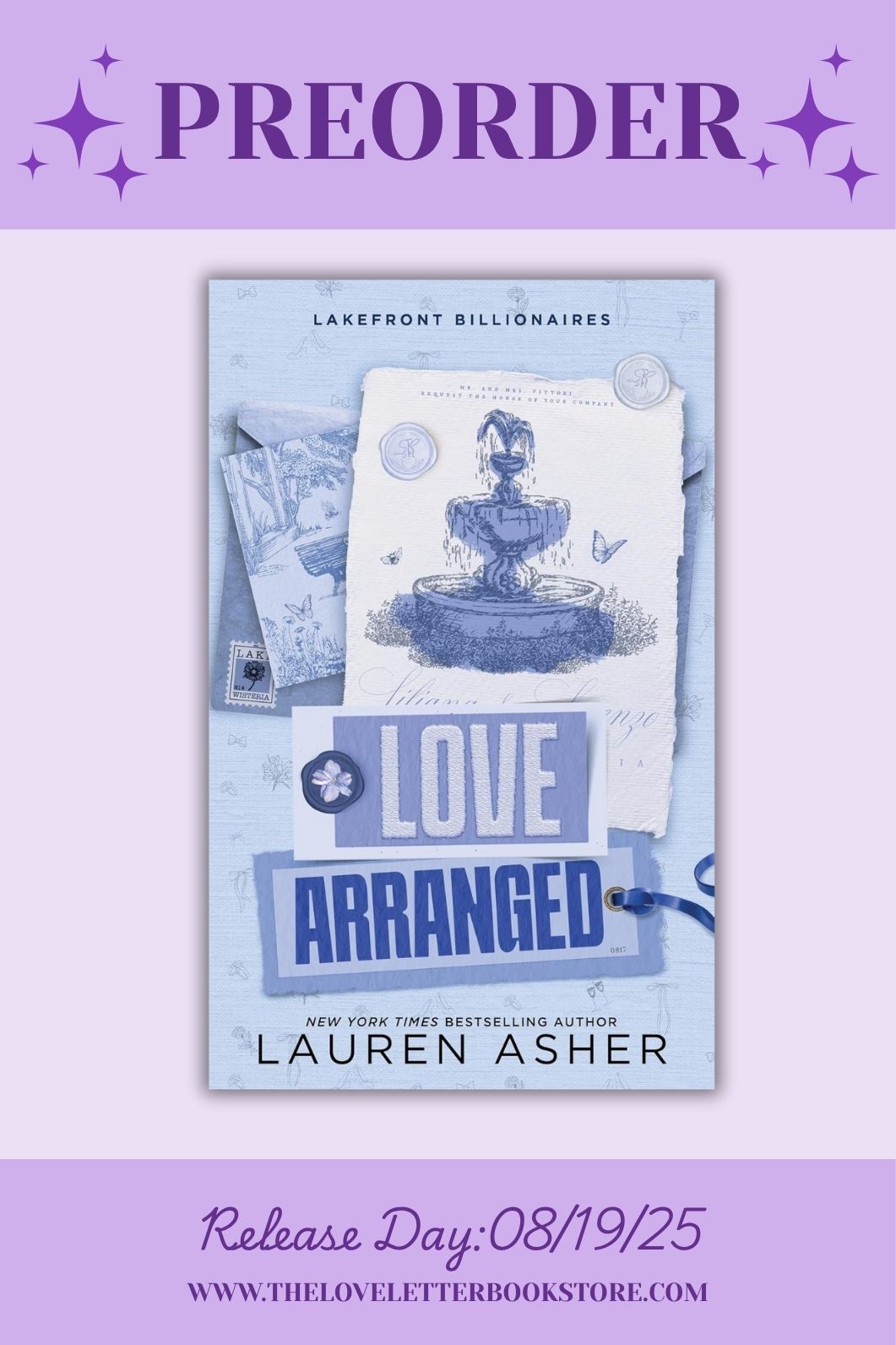 Love Arranged by Lauren Asher (Lakefront Billionaires #3) (PREORDER)