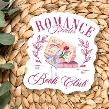 Romance Book Club Bookish Sticker