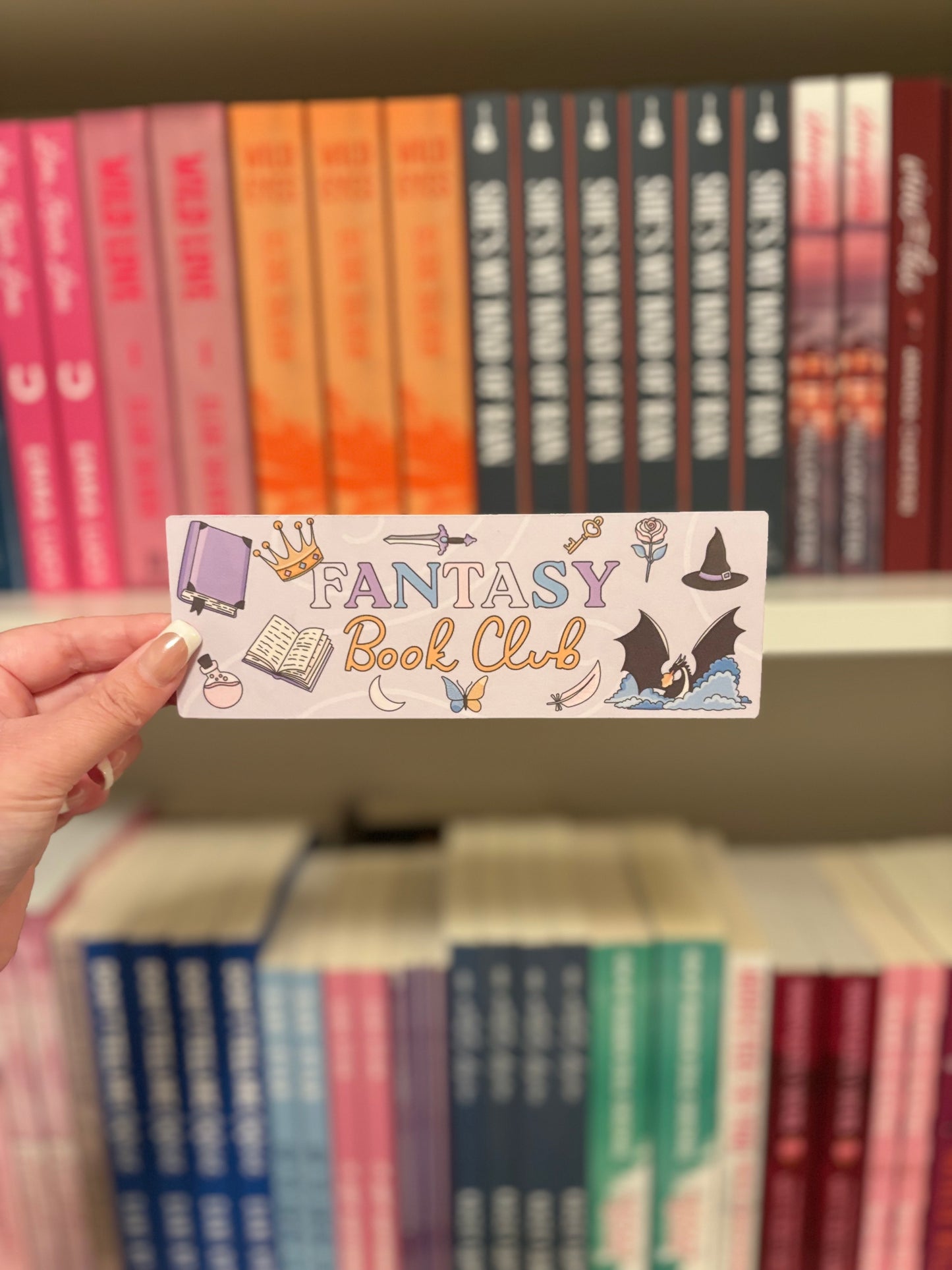 Fantasy Book Club Bookmark