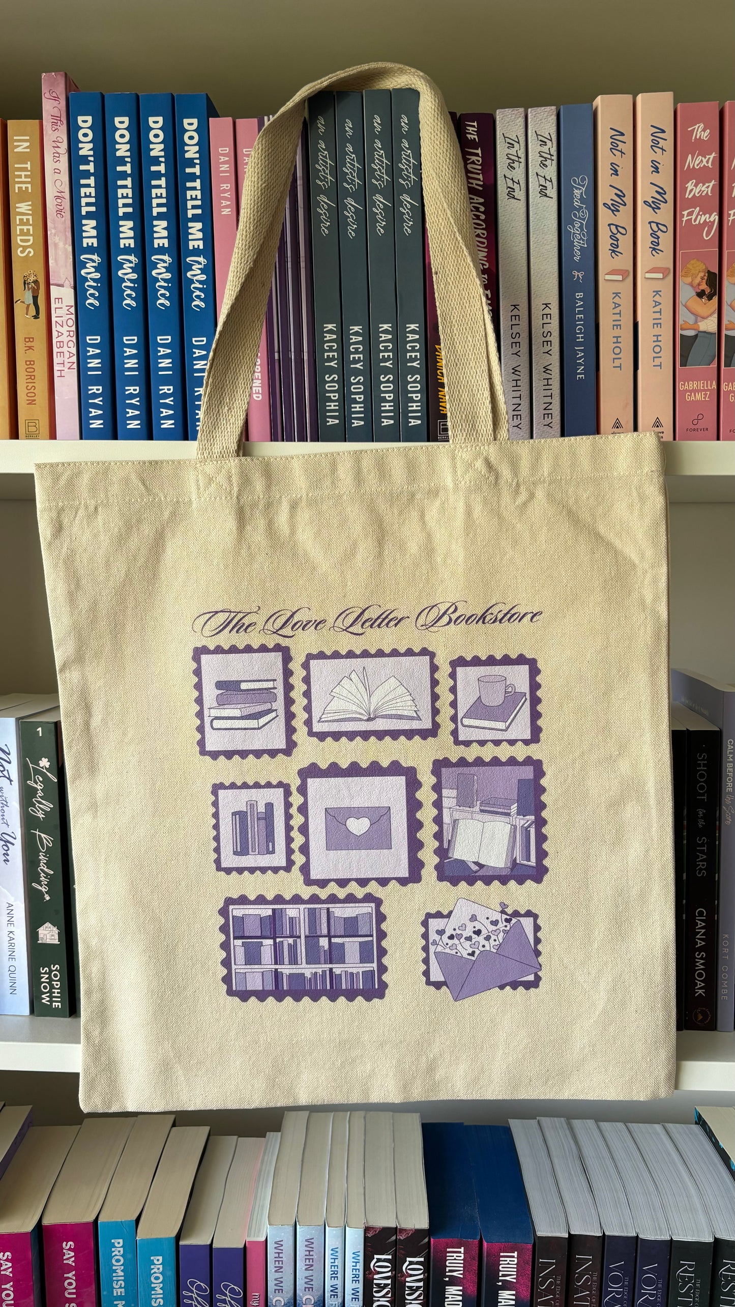 The Love Letter Bookstore Tote Bag