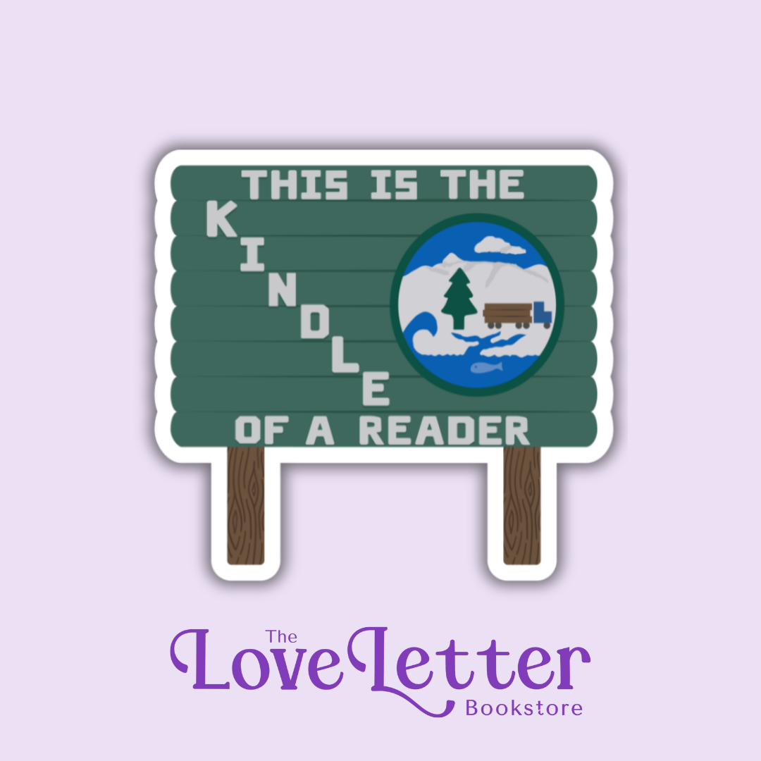 This Is The Kindle Of A Reader Bookish Sticker