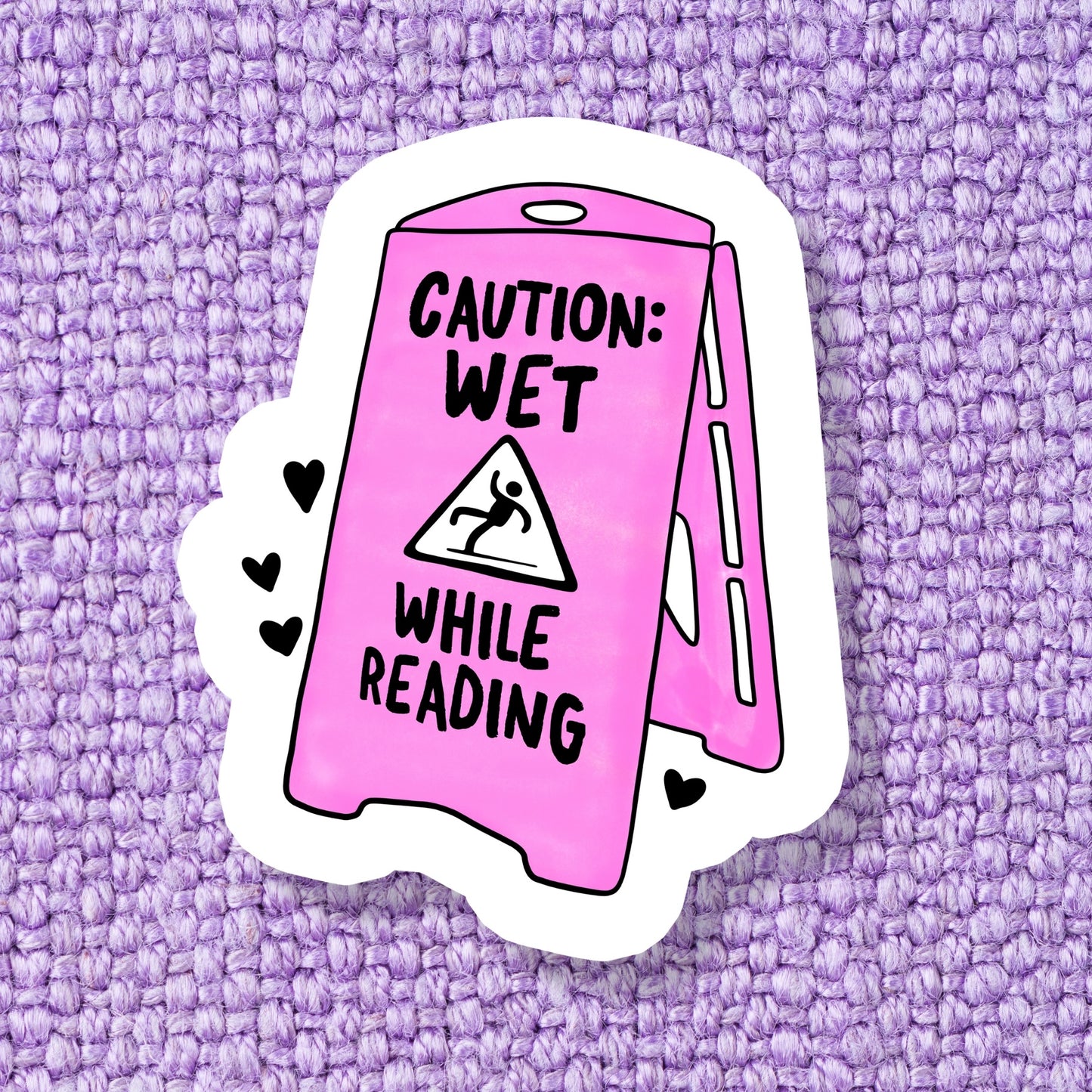While Reading Bookish Sticker