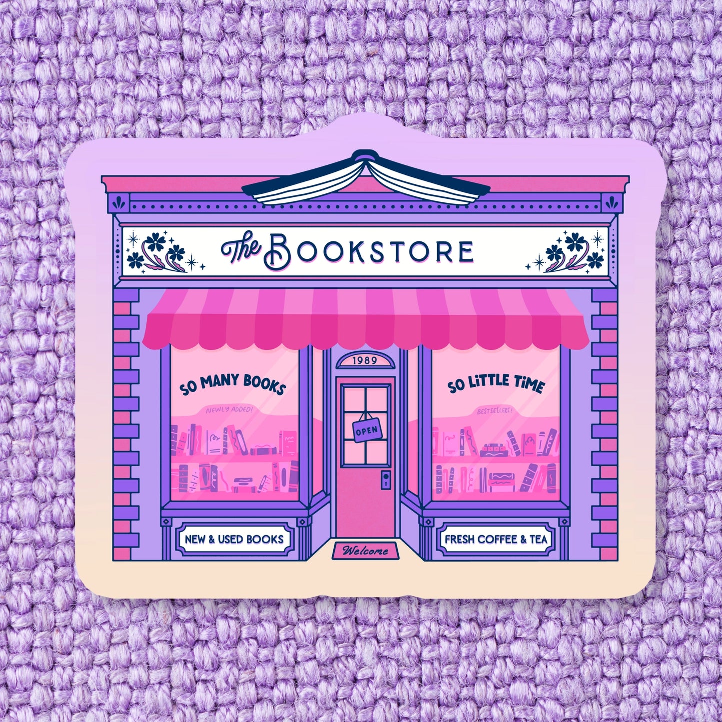 Bookstore Bookish Sticker