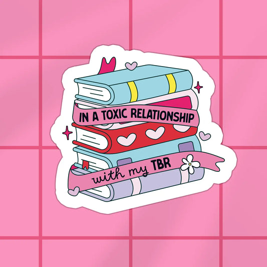 TBR Pile Bookish Sticker