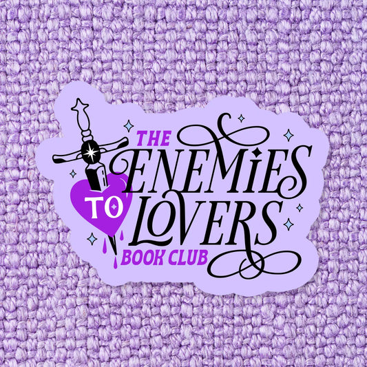 Enemies To Lovers Bookish Sticker