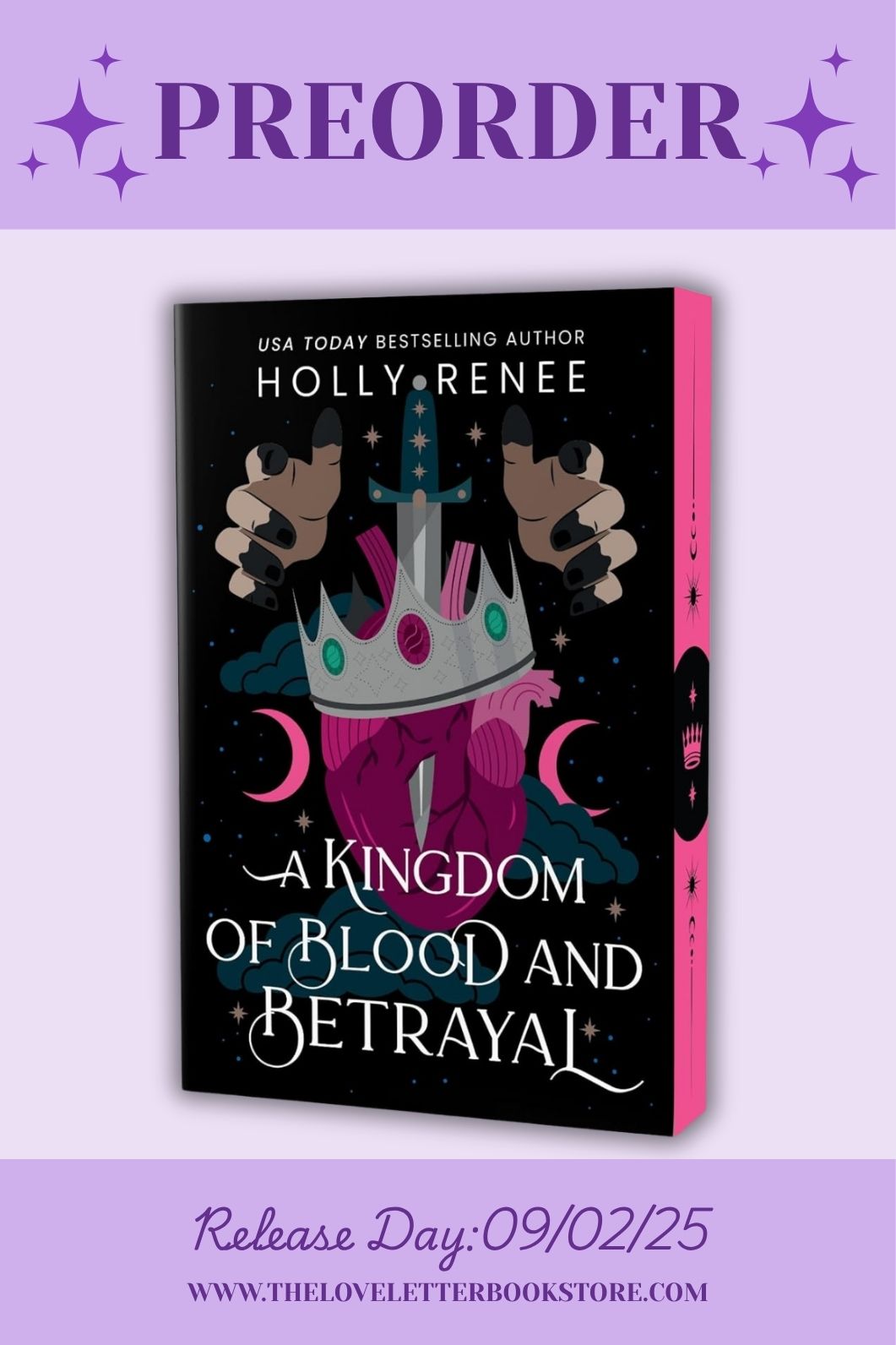 A Kingdom of Blood and Betrayal by Holly Renee (Stars and Shadows #2) (PREORDER)