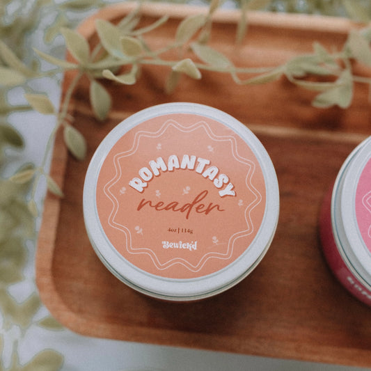 Romantasy Reader Bookish Candle
