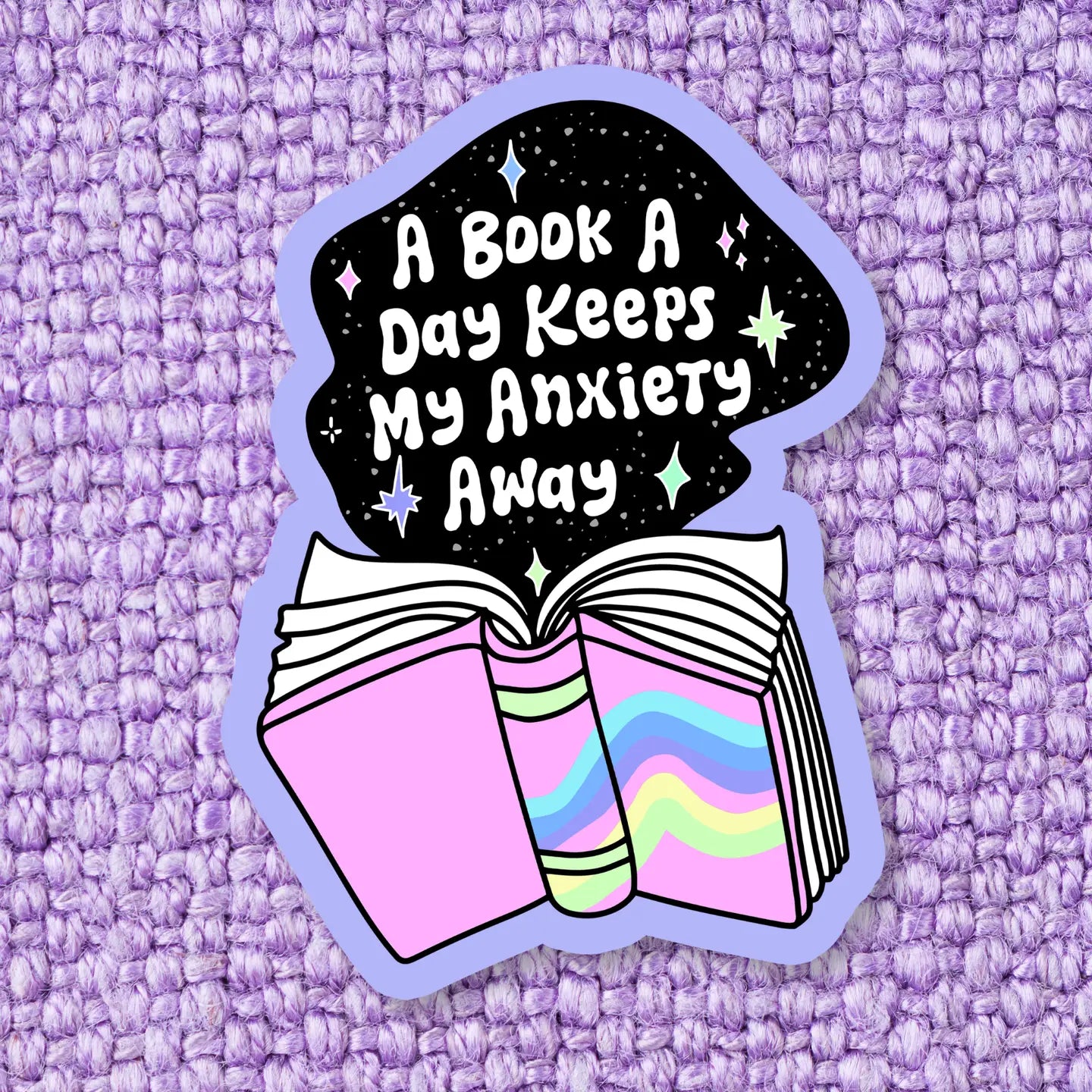 A Book A Day Bookish Sticker