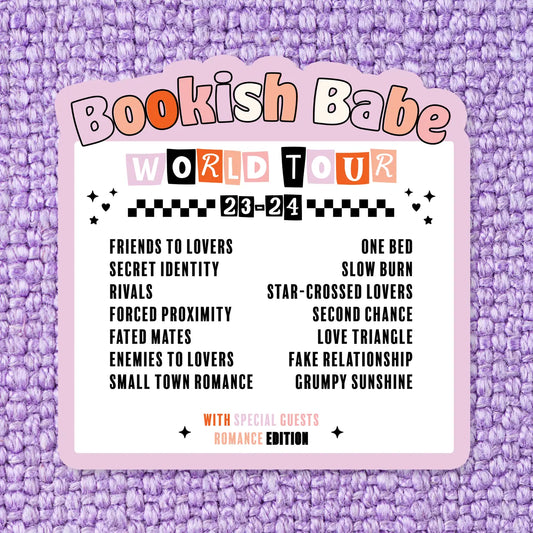 Bookish Babe World Tour Bookish Sticker