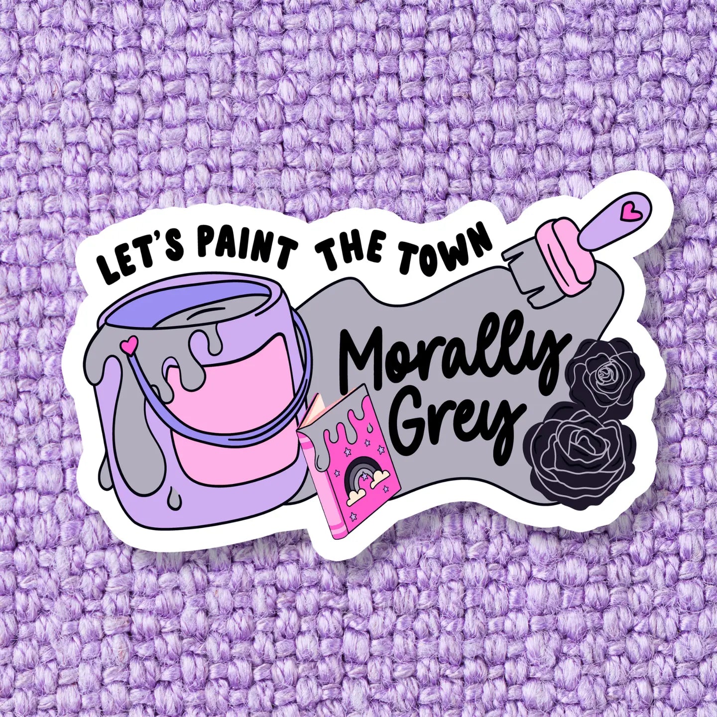 Morally Grey Bookish Sticker