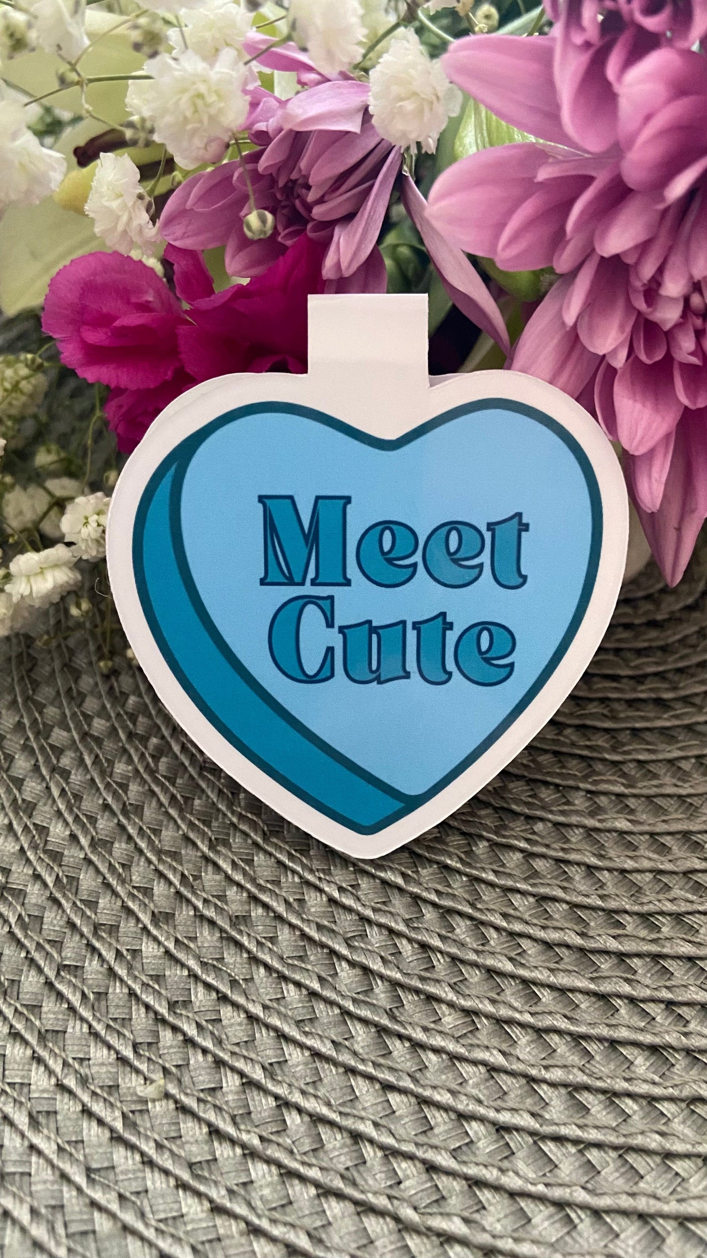 Blue Meet Cute Magnetic Bookmark