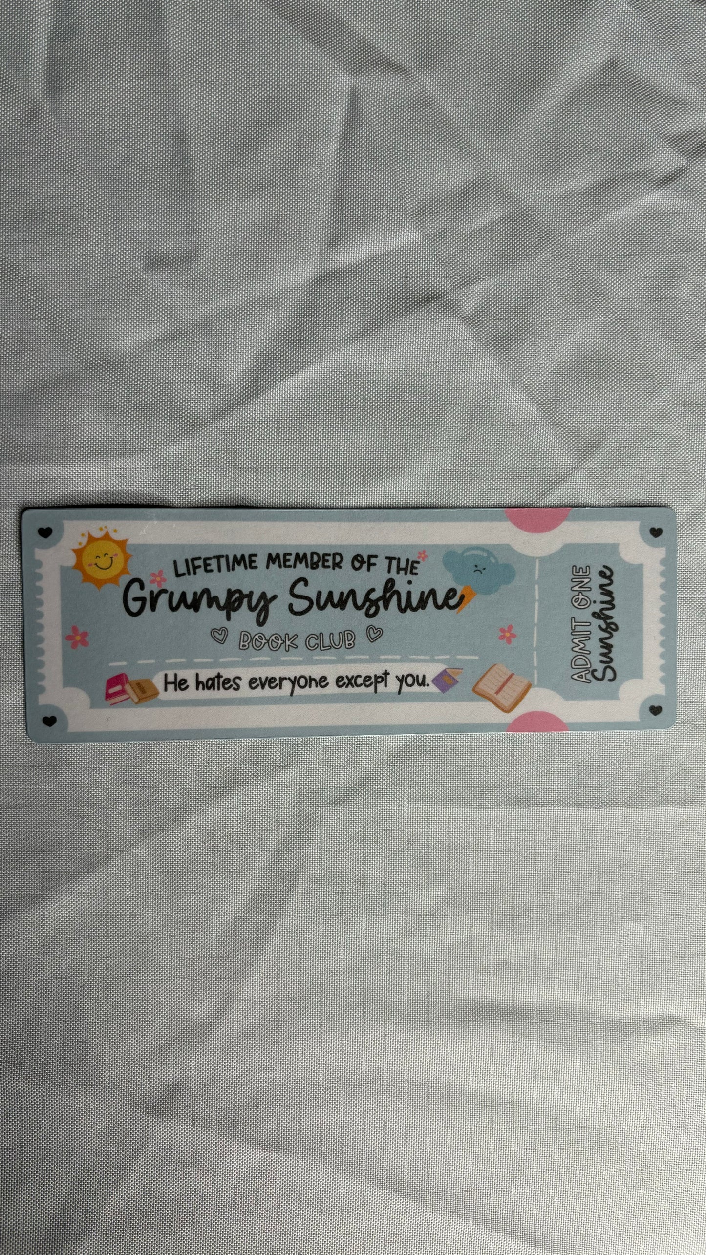 Grumpy x Sunshine Bookmark