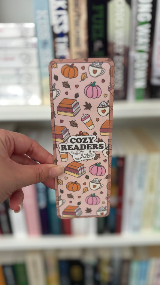 Cozy Readers Club Bookmark