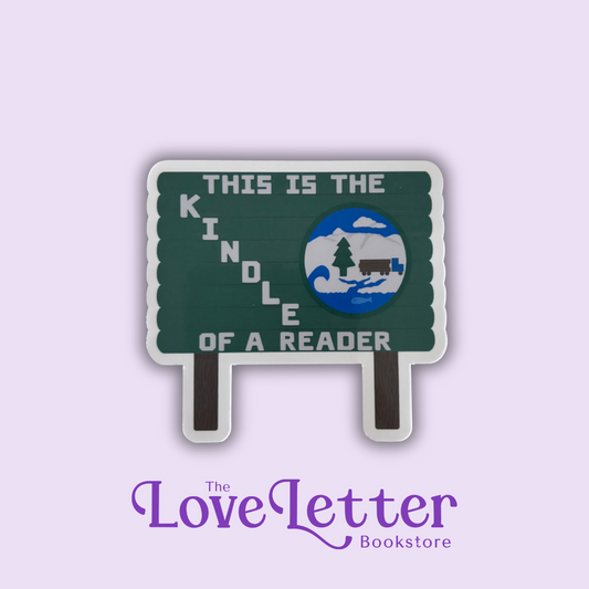 This Is The Kindle Of A Reader Bookish Sticker