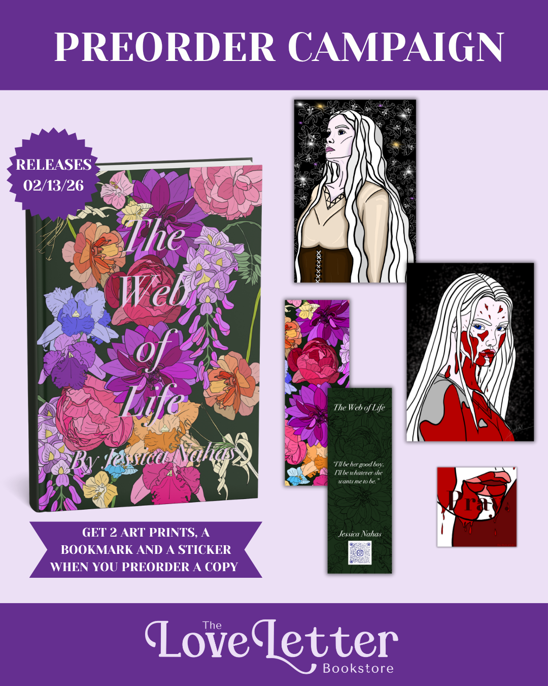 The Web Of Life by Jessica Nahas (The Forsaken Series #2) (PREORDER)