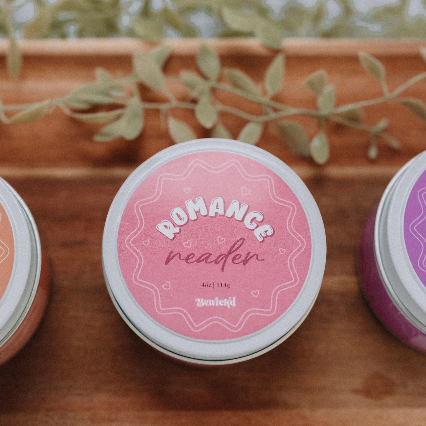 Romance Reader Bookish Candle