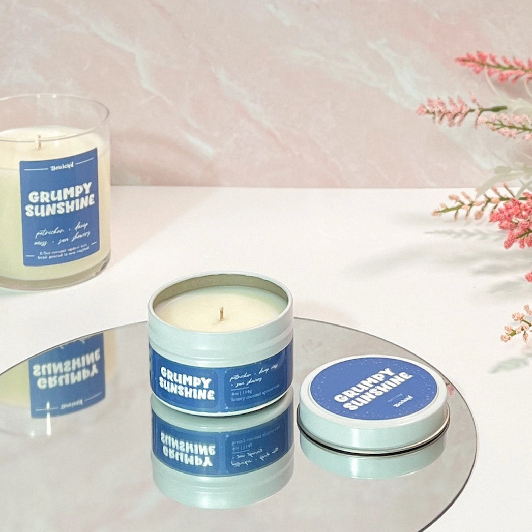 Grumpy Sunshine Bookish Candle