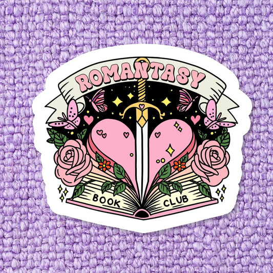 Romantasy Book Club Bookish Sticker