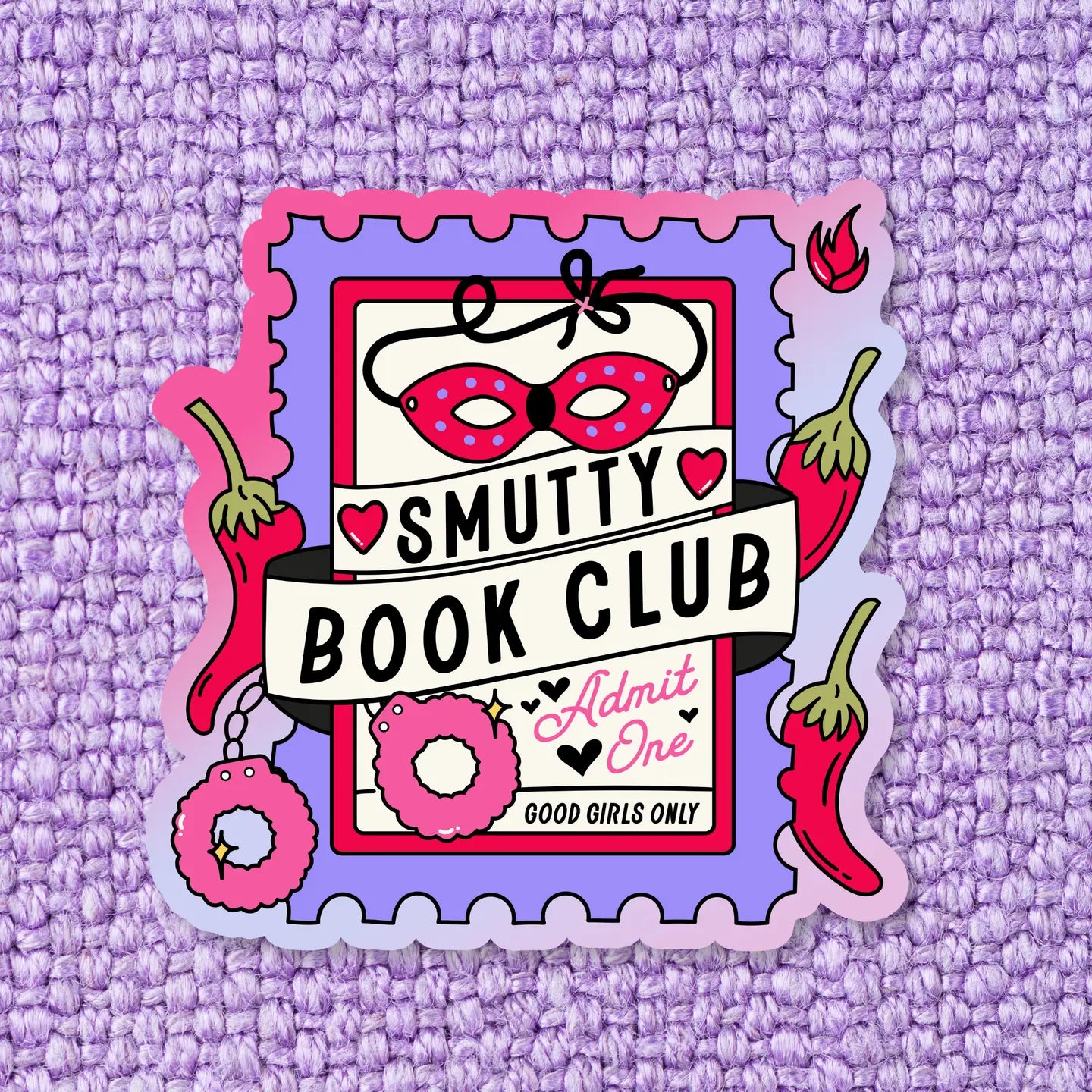 Smutty Book Club Bookish Sticker